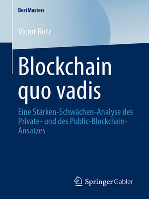 cover image of Blockchain quo vadis